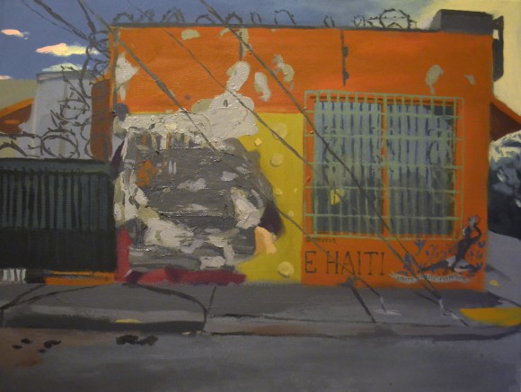 5825 NE 2nd Av. Miami, FL 33137 Acrylic on Canvas 28x36 2017