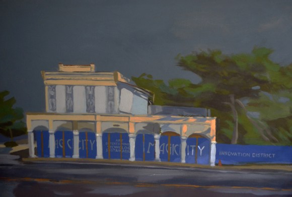 6041 NE 2nd Ave Miami FL 33137 Acrylic on Canvas 24 x 36 2017